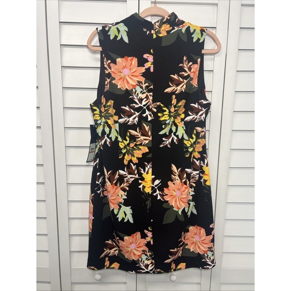 Rachel Roy Sleeveless Floral Stretch Dress Women's Size 14W - Picture 6 of 11